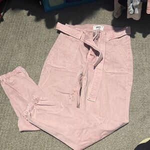 PAIGE Women's Soft Pink Ankle Jeans